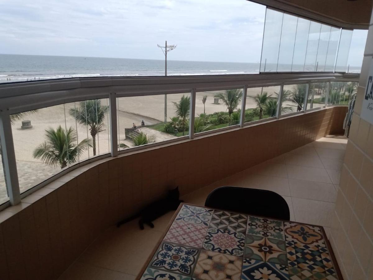 Frente pro mar apartamento completo Praia Grande (Santos) Exterior foto