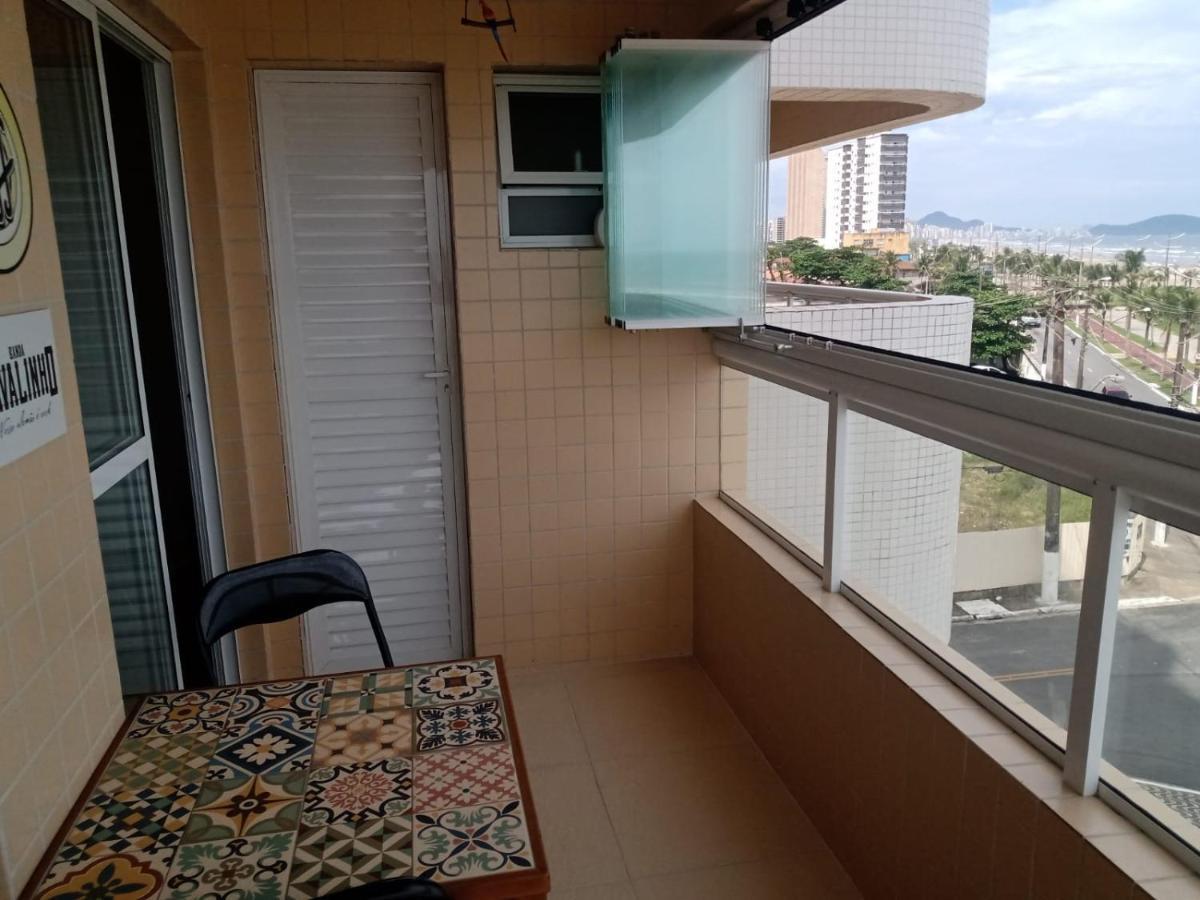 Frente pro mar apartamento completo Praia Grande (Santos) Exterior foto