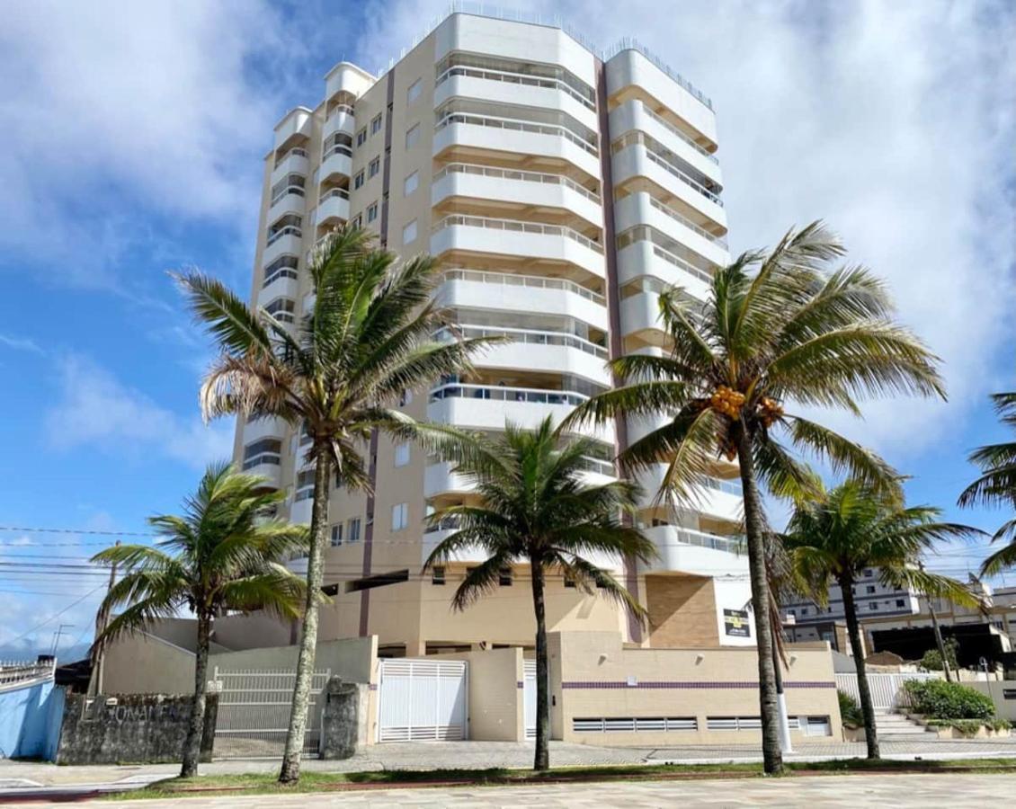 Frente pro mar apartamento completo Praia Grande (Santos) Exterior foto