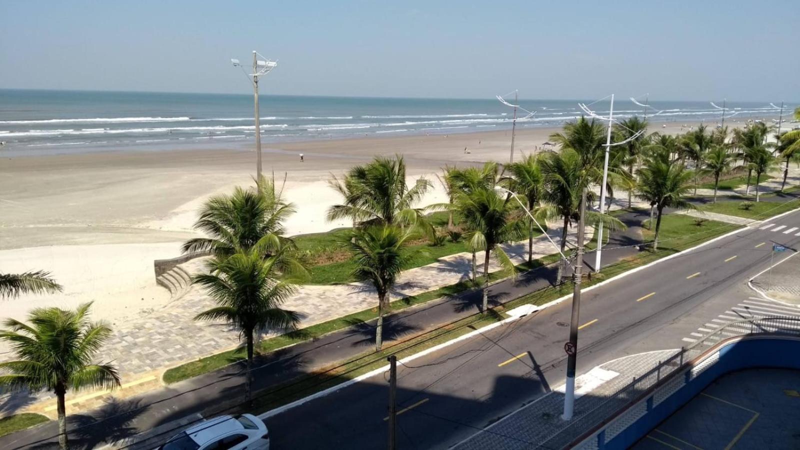 Frente pro mar apartamento completo Praia Grande (Santos) Exterior foto